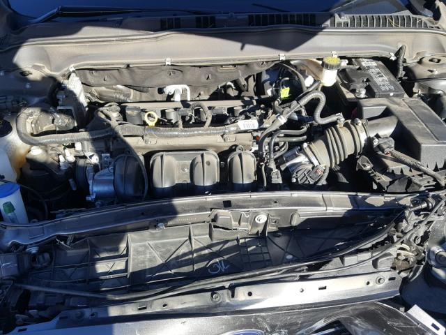 3FA6P0G79HR163742 - 2017 FORD FUSION S GRAY photo 7