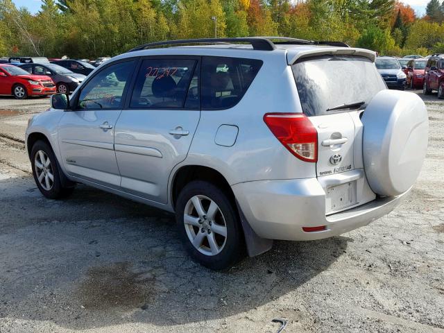 JTMBK31V675027876 - 2007 TOYOTA RAV4 LIMIT SILVER photo 3