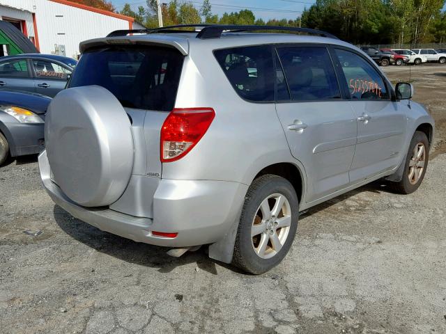 JTMBK31V675027876 - 2007 TOYOTA RAV4 LIMIT SILVER photo 4