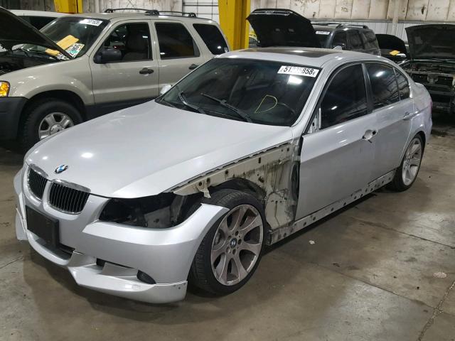 WBAVB33576PS14649 - 2006 BMW 330 I SILVER photo 2