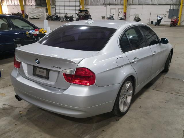 WBAVB33576PS14649 - 2006 BMW 330 I SILVER photo 4