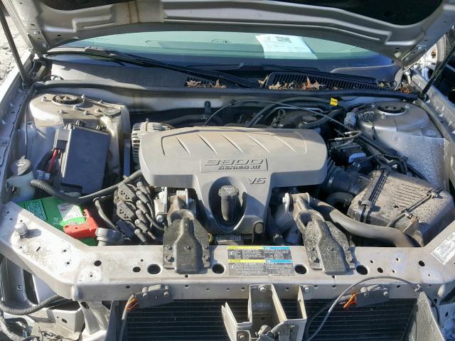 2G4WC582081202028 - 2008 BUICK LACROSSE C SILVER photo 7