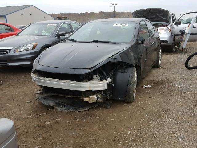 1C3CDFBH8DD123541 - 2013 DODGE DART SXT BLACK photo 2