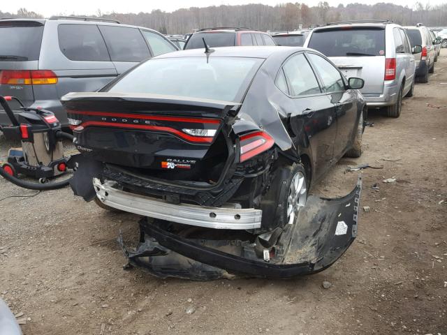 1C3CDFBH8DD123541 - 2013 DODGE DART SXT BLACK photo 4