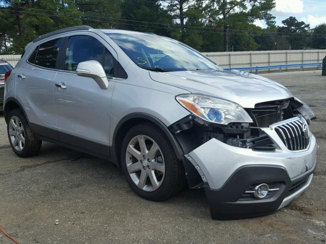 KL4CJCSB1EB616516 - 2014 BUICK ENCORE SILVER photo 1