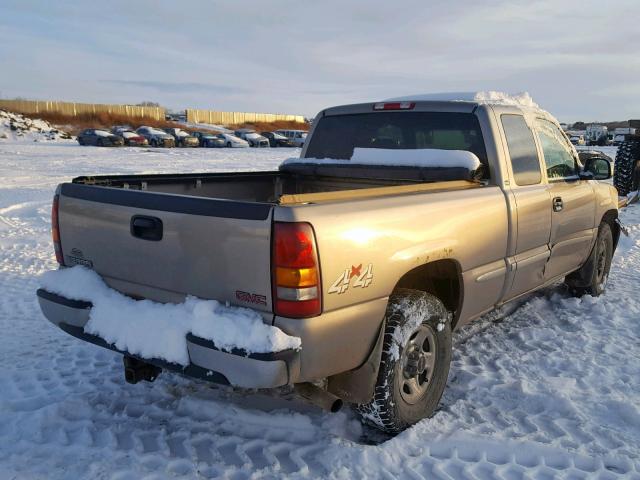 2GTEK19V111300401 - 2001 GMC NEW SIERRA SILVER photo 4