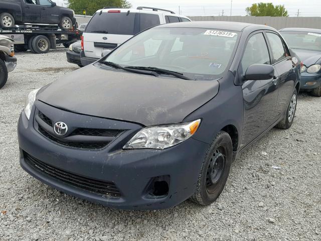 2T1BU4EE3BC742961 - 2011 TOYOTA COROLLA BA GRAY photo 2