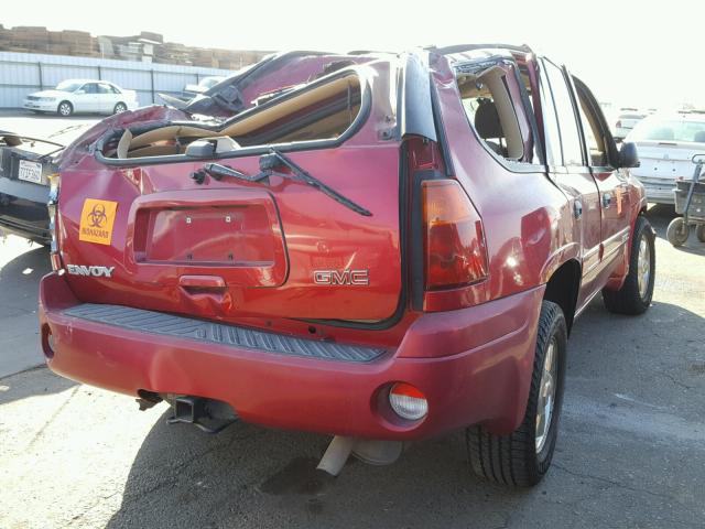 1GKDS13S222439257 - 2002 GMC ENVOY RED photo 4