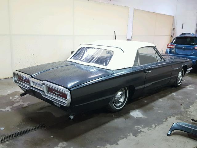 4Y85Z101444 - 1964 FORD THUNDERBIR BLACK photo 4