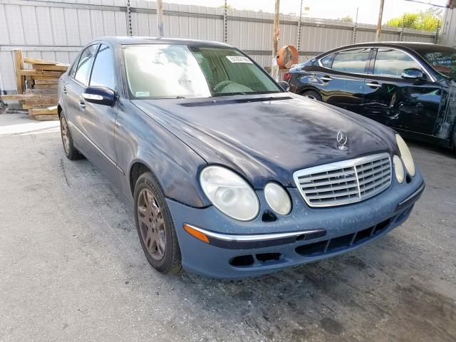 WDBUF56J36A790635 - 2006 MERCEDES-BENZ E 350 BLUE photo 1