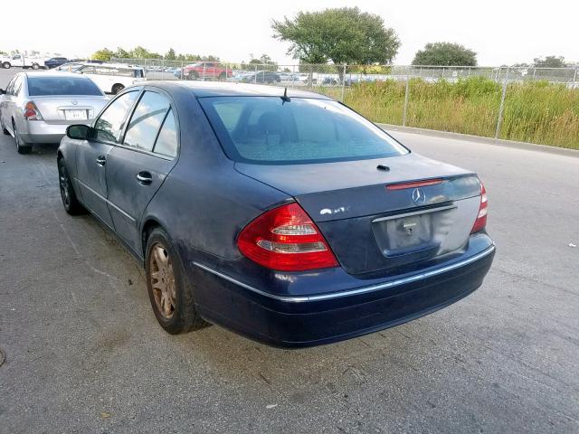 WDBUF56J36A790635 - 2006 MERCEDES-BENZ E 350 BLUE photo 3