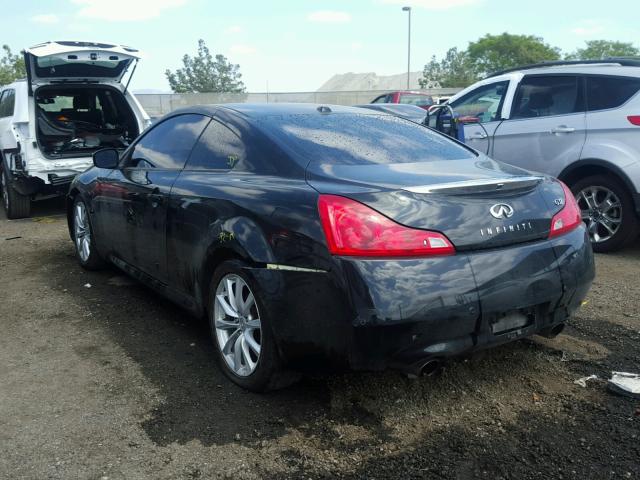 JN1CV6EK9BM212860 - 2011 INFINITI G37 BASE BLACK photo 3