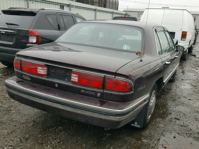 1G4HP52L0RH552529 - 1994 BUICK LESABRE CU BURGUNDY photo 4