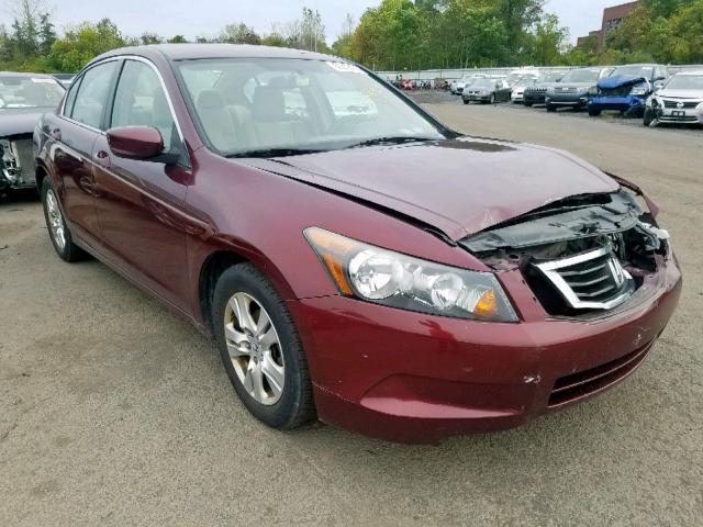 1HGCP26439A144889 - 2009 HONDA ACCORD LXP BURGUNDY photo 1