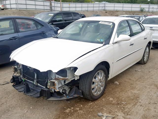 2G4WD582391155530 - 2009 BUICK LACROSSE C WHITE photo 2