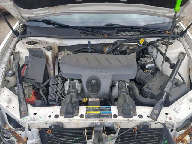 2G4WD582391155530 - 2009 BUICK LACROSSE C WHITE photo 7