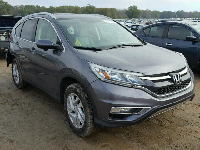 2HKRM3H79GH532052 - 2016 HONDA CR-V EXL GRAY photo 1