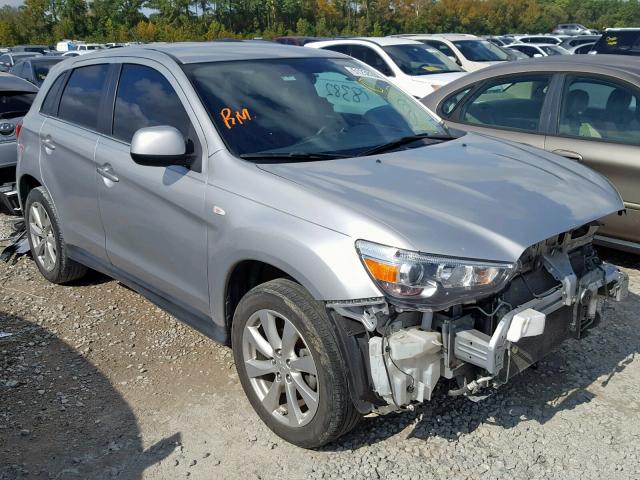 4A4AP4AUXFE004196 - 2015 MITSUBISHI OUTLANDER GRAY photo 1