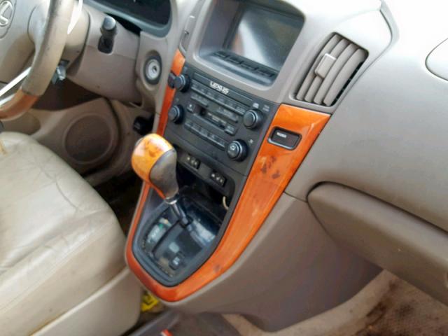 JTJHF10U020273238 - 2002 LEXUS RX 300 BROWN photo 9