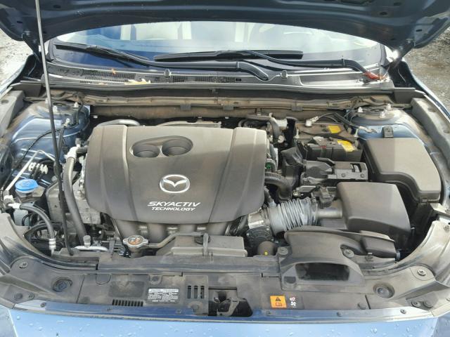 JM1BM1M34F1232188 - 2015 MAZDA 3 GRAND TO BLUE photo 7