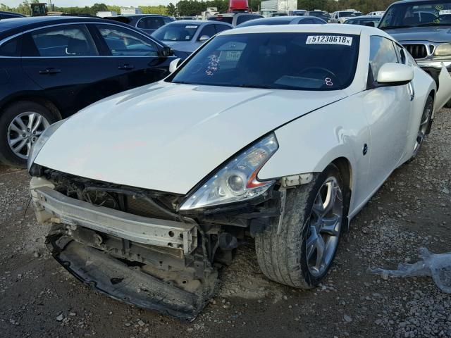 JN1AZ4EH5CM560225 - 2012 NISSAN 370Z BASE WHITE photo 2