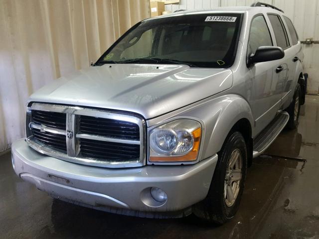 1D4HB48N54F201564 - 2004 DODGE DURANGO SL SILVER photo 2