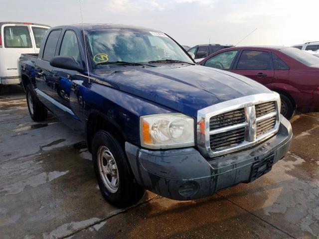 1D7HE28K65S295273 - 2005 DODGE DAKOTA QUA BLUE photo 1