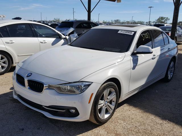 WBA8B9C37HK885141 - 2017 BMW 330 I WHITE photo 2