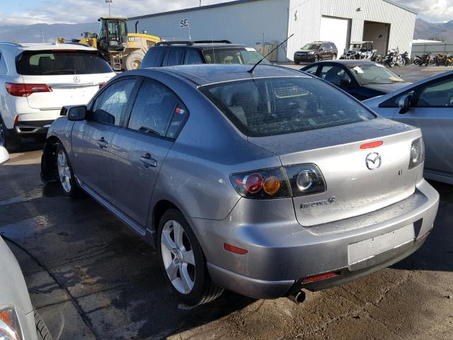 JM1BK323451232050 - 2005 MAZDA 3 S GRAY photo 3