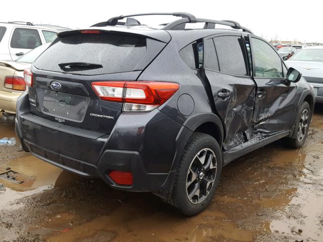 JF2GTADC0J8200378 - 2018 SUBARU CROSSTREK CHARCOAL photo 4