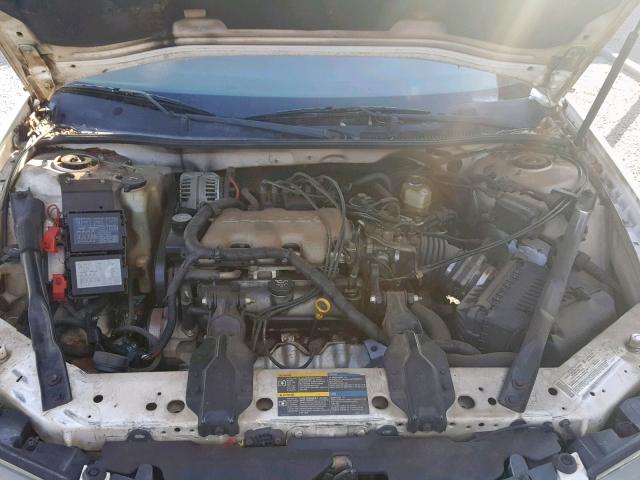 2G1WF52E259102890 - 2005 CHEVROLET IMPALA WHITE photo 7