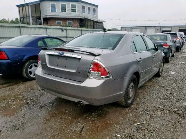 3FAHP081X8R164790 - 2008 FORD FUSION SEL SILVER photo 4