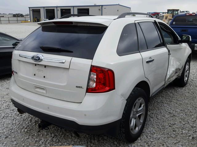 2FMDK3JC3BBA38891 - 2011 FORD EDGE SEL CREAM photo 4