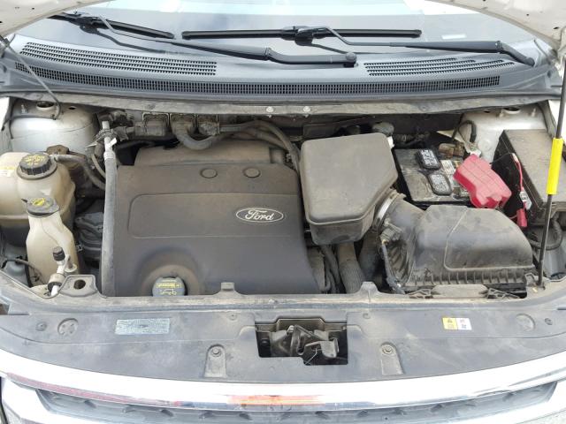 2FMDK3JC3BBA38891 - 2011 FORD EDGE SEL CREAM photo 7