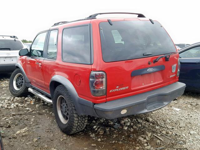 1FMYU24X4WUB64276 - 1998 FORD EXPLORER RED photo 3