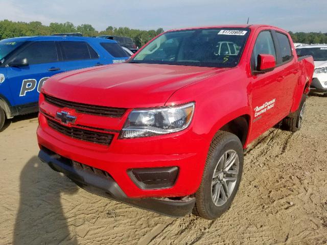 1GCGSBEN0K1152690 - 2019 CHEVROLET COLORADO RED photo 2