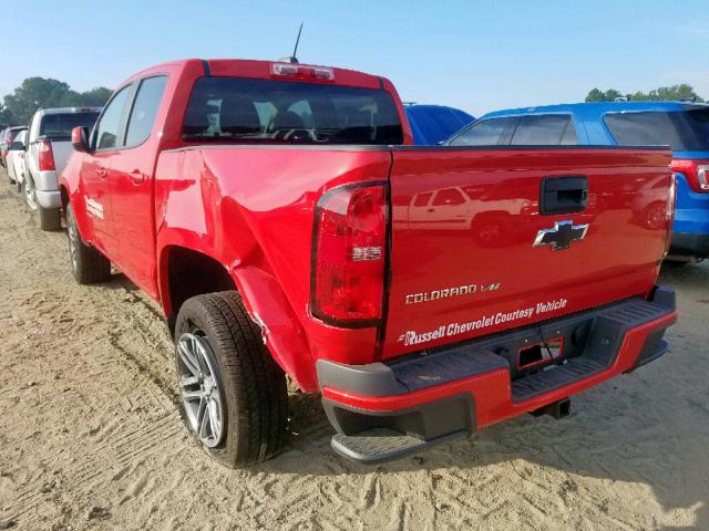 1GCGSBEN0K1152690 - 2019 CHEVROLET COLORADO RED photo 3