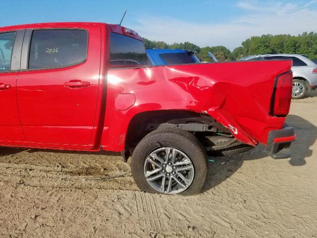 1GCGSBEN0K1152690 - 2019 CHEVROLET COLORADO RED photo 9