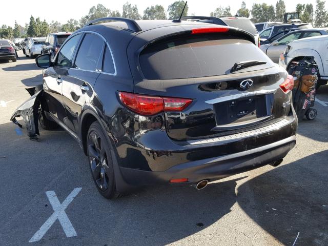 JN8CS1MU3HM144113 - 2017 INFINITI QX70 BLACK photo 3