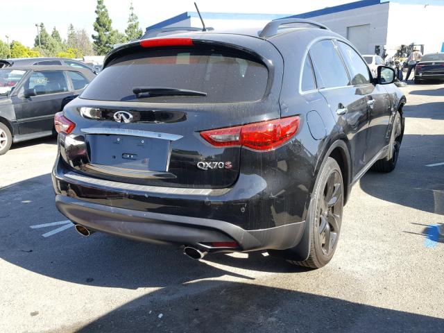 JN8CS1MU3HM144113 - 2017 INFINITI QX70 BLACK photo 4