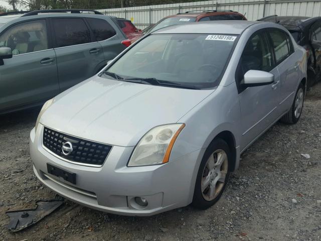 3N1AB61E48L645408 - 2008 NISSAN SENTRA 2.0 SILVER photo 2