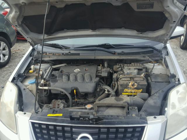 3N1AB61E48L645408 - 2008 NISSAN SENTRA 2.0 SILVER photo 7