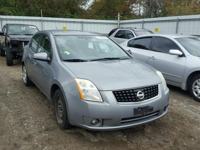 3N1AB61E38L734841 - 2008 NISSAN SENTRA 2.0 GRAY photo 1