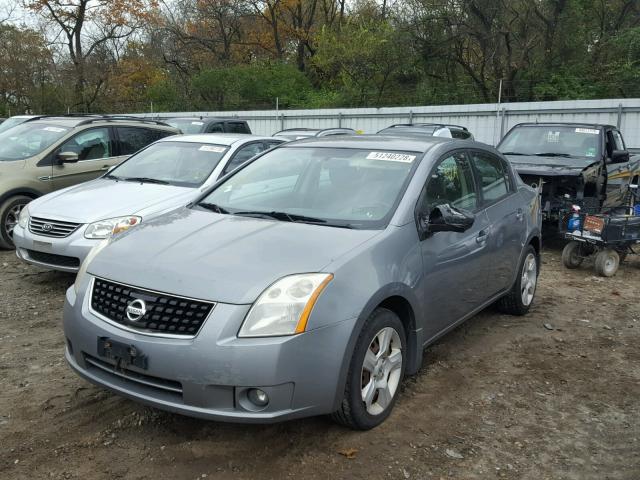 3N1AB61E38L734841 - 2008 NISSAN SENTRA 2.0 GRAY photo 2