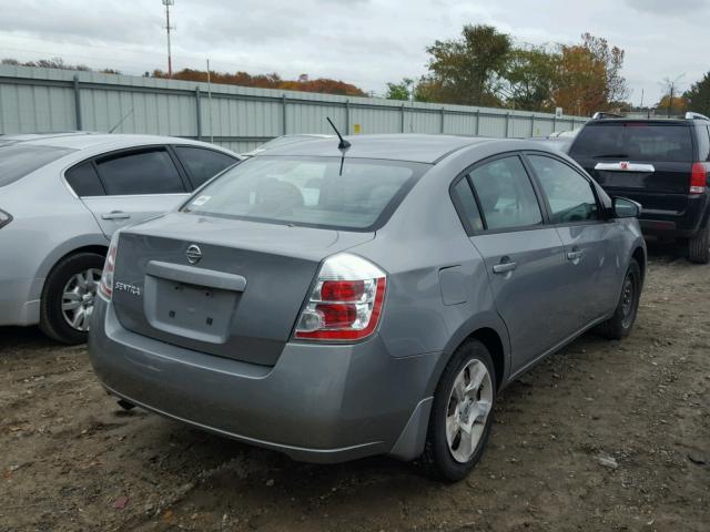 3N1AB61E38L734841 - 2008 NISSAN SENTRA 2.0 GRAY photo 4