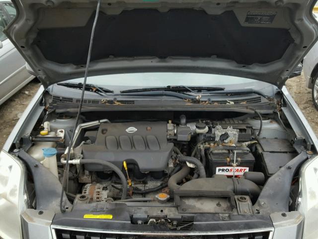 3N1AB61E38L734841 - 2008 NISSAN SENTRA 2.0 GRAY photo 7