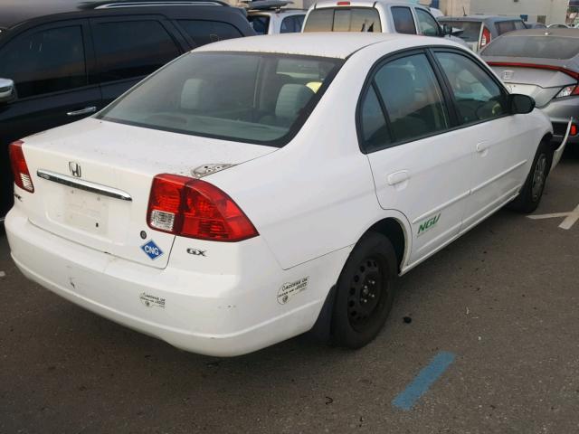 1HGEN26523L000026 - 2003 HONDA CIVIC GX WHITE photo 4