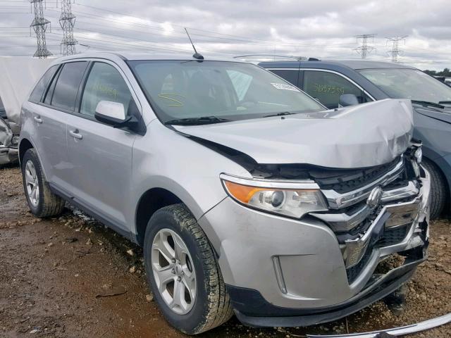 2FMDK4JC0CBA40444 - 2012 FORD EDGE SEL SILVER photo 1