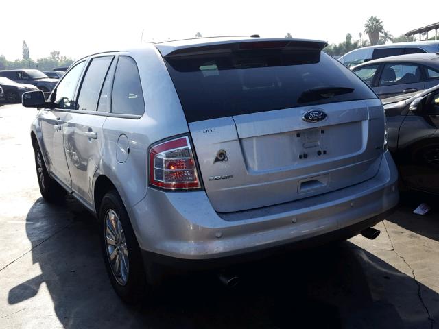 2FMDK3JC3ABB65543 - 2010 FORD EDGE SEL SILVER photo 3