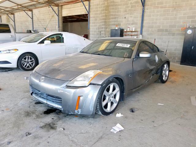 JN1AZ34D83T111670 - 2003 NISSAN 350Z COUPE SILVER photo 2